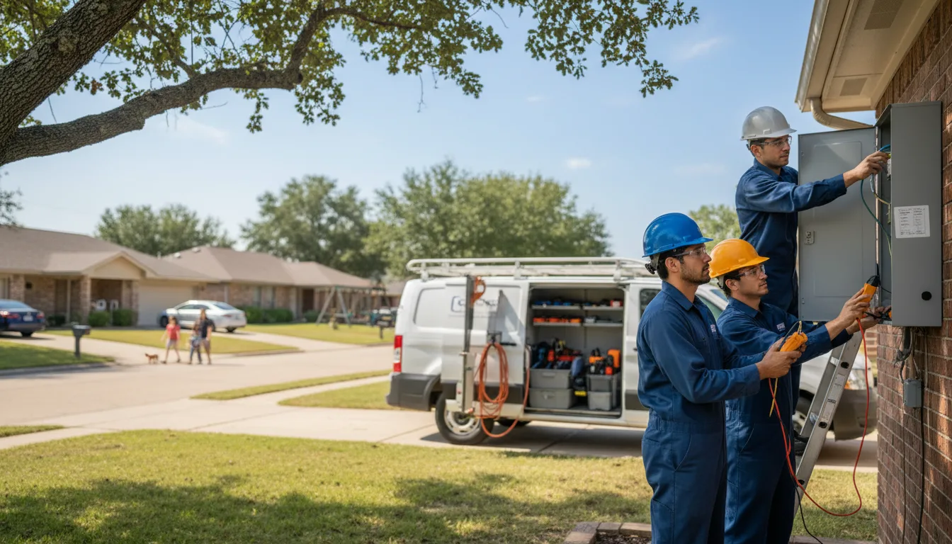 Certified electrician providing emergency electrical services in Roosevelt, OK